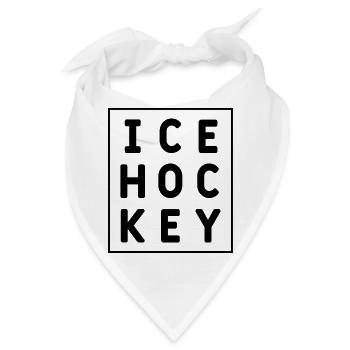 Eishockey - Eishockey - Bandana - Weiß - Vorne