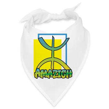Amazigh (Amazigh inside) - Bandana - Weiß - Vorne