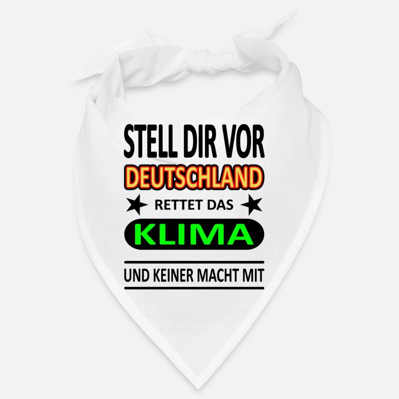 Deutschland rettet das Klima - Version 1-Satire Bandana