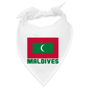 Malediven - Bandana - Weiß - Vorne