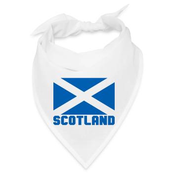 Schottland - Bandana - Weiß - Vorne