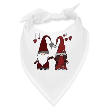 Wichtel Paar - Bandana - Weiß - Vorne