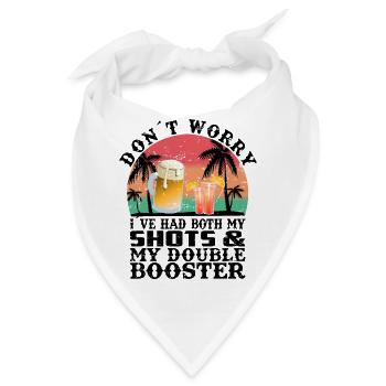 Alkohol Booster - Bandana - Weiß - Vorne