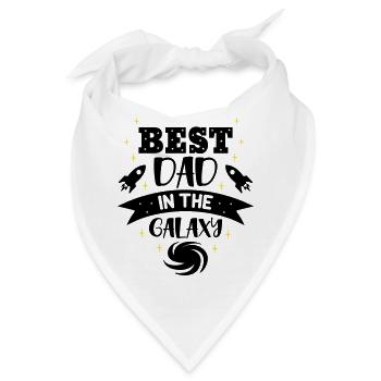 Best dad in the galaxy - Bandana - Weiß - Vorne