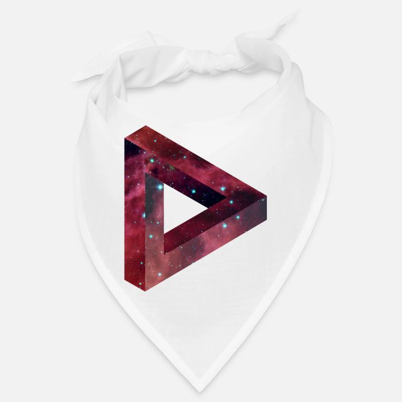 Illusion de triangle dans le style Galaxy Bandana