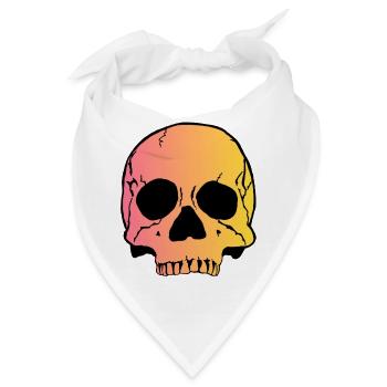 Skull 1 - Bandana - Weiß - Vorne