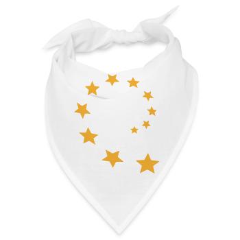 Sternenkreis deformiert 2 - Bandana - Weiß - Vorne
