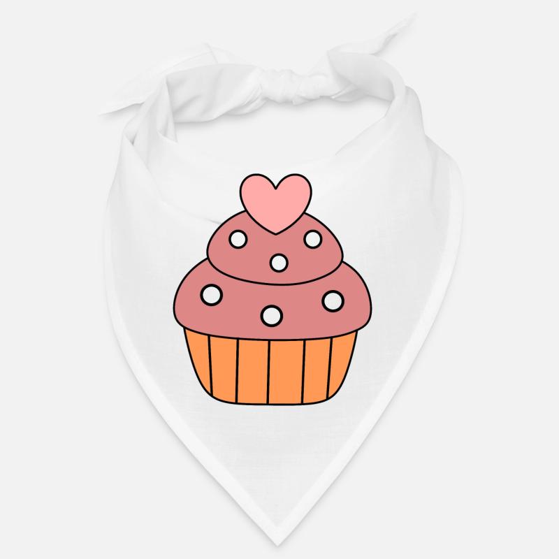 cooking bake heart cake cupcake colorful gift Bandana