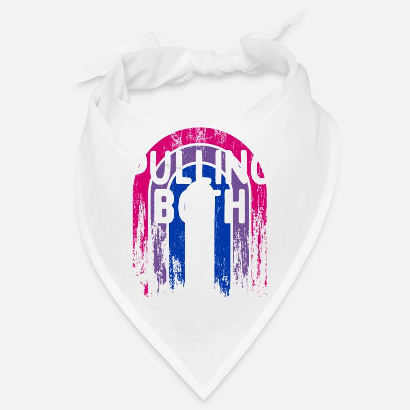 Pulling Both Bisexual LGBTQ Bi Pride Couples Funny Bandana