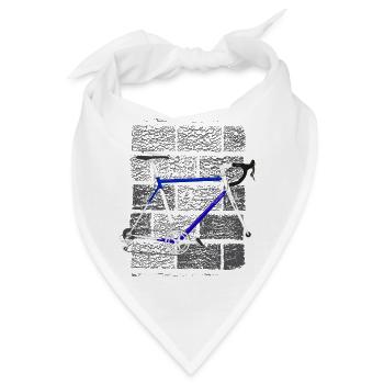 Ich fühle mich so radlos - Bandana - Weiß - Vorne