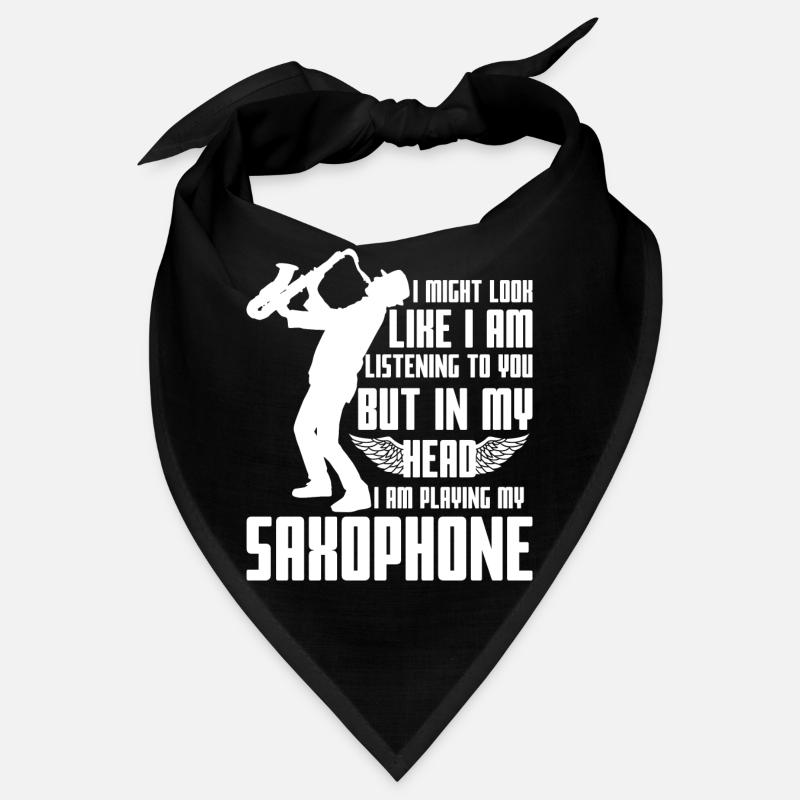 Saxophon Spruch Bandana