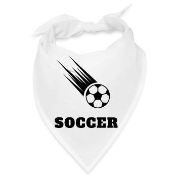 Fußball Soccer - Bandana - Weiß - Vorne