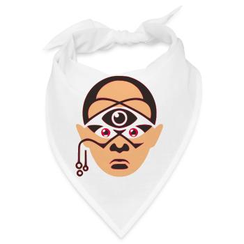 Der Mann mit dem dritten Auge - Bandana - Weiß - Vorne
