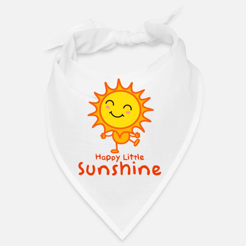 Fröhlicher Sonnenstrahl Kinderdesign Bandana
