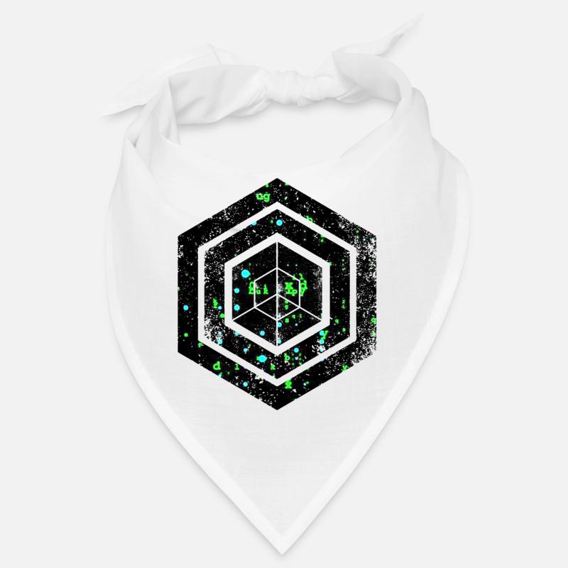 Hexagon-Programmierung Programmierer Codierung geometrisch Bandana