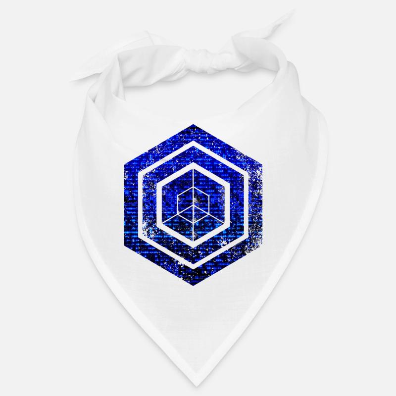 Codage géométrique du programmeur de programmation hexagonale Bandana