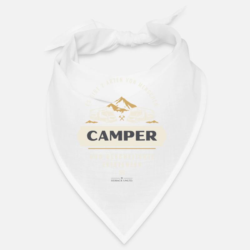sidback unltd. - Camper sind die besten - Bandana - Weiß