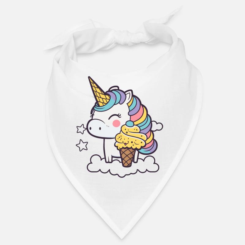 Licorne de crème glacée Bandana
