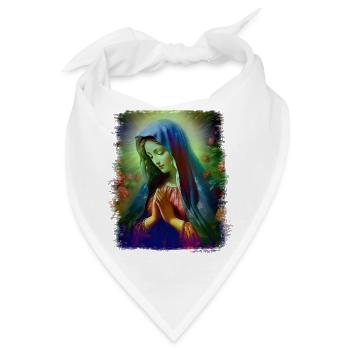 Heilige Maria Maria Madonna Mariana Jungfrau Maria Heilige - Bandana - Weiß - Vorne