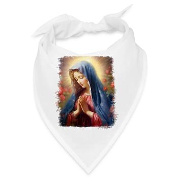 Heilige Maria Maria Madonna Mariana Jungfrau Maria Heilige - Bandana - Weiß - Vorne