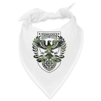 Heer, Militär, Luftwaffe, Marine, Marine, Amerika, USA - Bandana - Weiß - Vorne