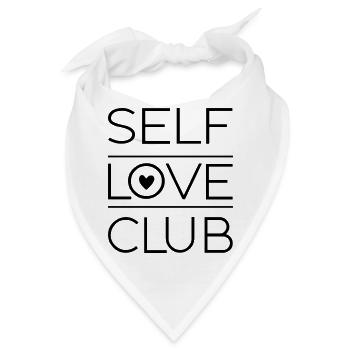 Self love club - Bandana - Weiß - Vorne