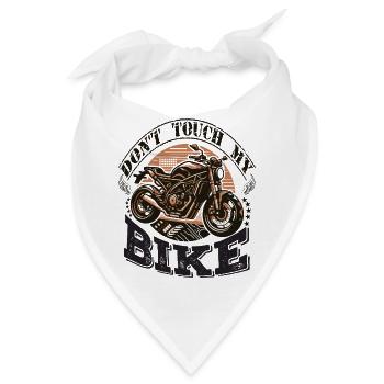 Schöne lustige Design-Geschenkidee für Motorradfahrer - Bandana - Weiß - Vorne