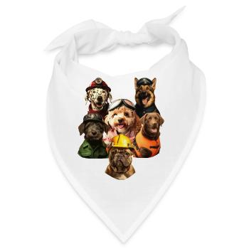 Freunde für alle Felle - Bandana - Weiß - Vorne