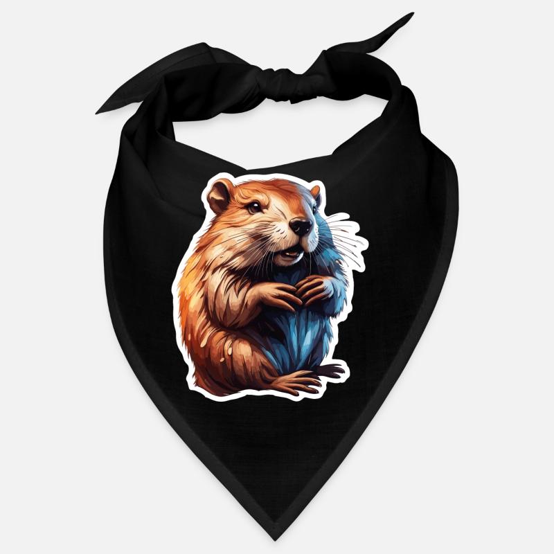 Castor / Rongeur / Animal / Constructeur / Rivière Bandana