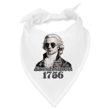 Frischer Mozart - Bandana - Weiß - Vorne