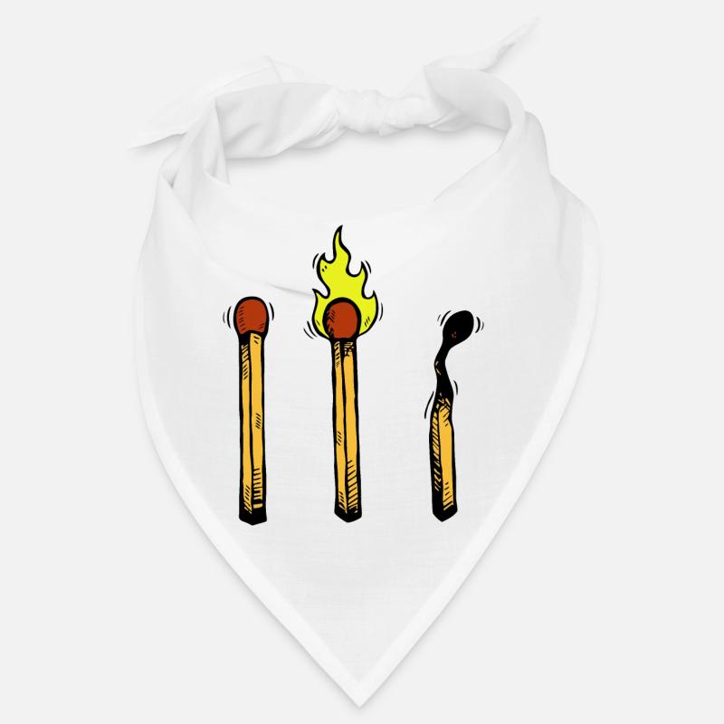 Match Feu brûlant Bandana