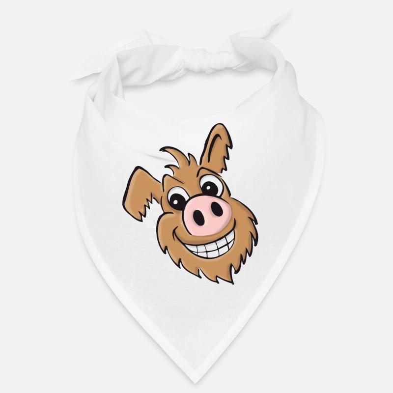 Chien cochon - amical Bandana