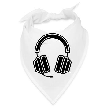 Gaming-Headset - Bandana - Weiß - Vorne