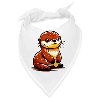 Otter - Bandana - Weiß - Vorne