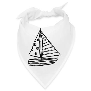 FEIERTAG. FROHE FEIERTAGE. GELIEBTE. MEISTER. LEHRER - Bandana - Weiß - Vorne