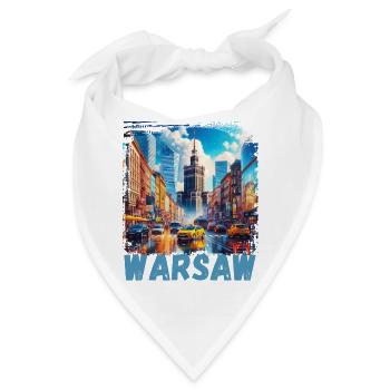 Warschau - Bandana - Weiß - Vorne