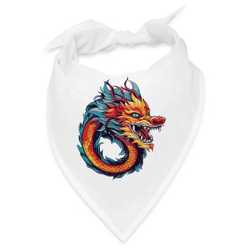 dragon china - Bandana - Weiß - Vorne