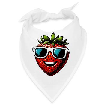 Erdbeeren Erdbeeren - Bandana - Weiß - Vorne