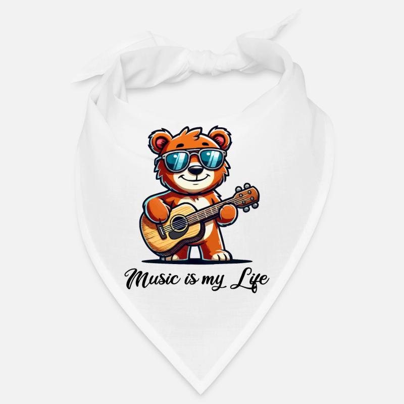 Guitare Ours Bandana