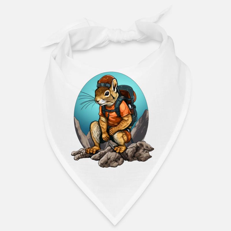 Eichhörnchen Bergsteiger / Wandern Eichhörnchen Bandana