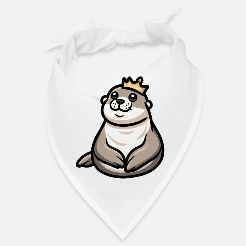 Couronne de dessin animé d’animal de phoque Bandana
