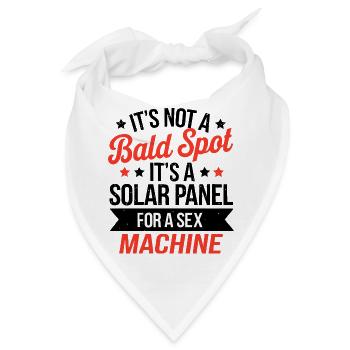 Es ist keine kahle Stelle, es ist ein Solarpanel - Bandana - Weiß - Vorne