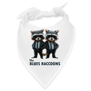 The Blues Raccoons - Bandana - Weiß - Vorne