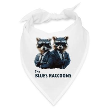 The Blues Raccoons 2 - Bandana - Weiß - Vorne