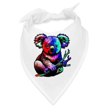 Koala - Bandana - Weiß - Vorne