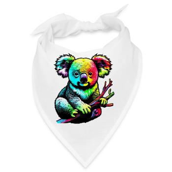 Koala - Bandana - Weiß - Vorne