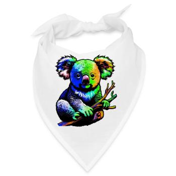 Koala - Bandana - Weiß - Vorne