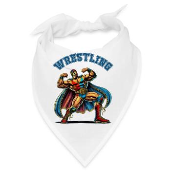 Wrestling - Bandana - Weiß - Vorne