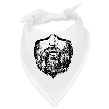 Bart - Bandana - Weiß - Vorne