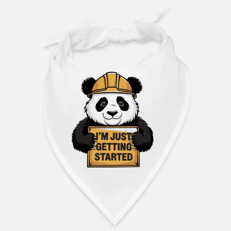 I'm Just Getting Started Panda Bandana
